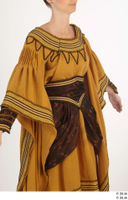  Photos Woman in Historical Dress 12 15th century Medieval Clothing brown dress upper body 0010.jpg